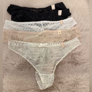 5 for $35 Etam Lace Panties